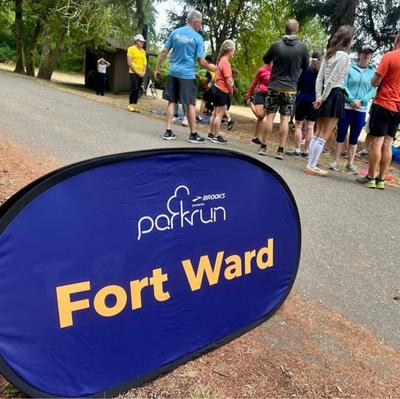 Fort Ward parkrun logo