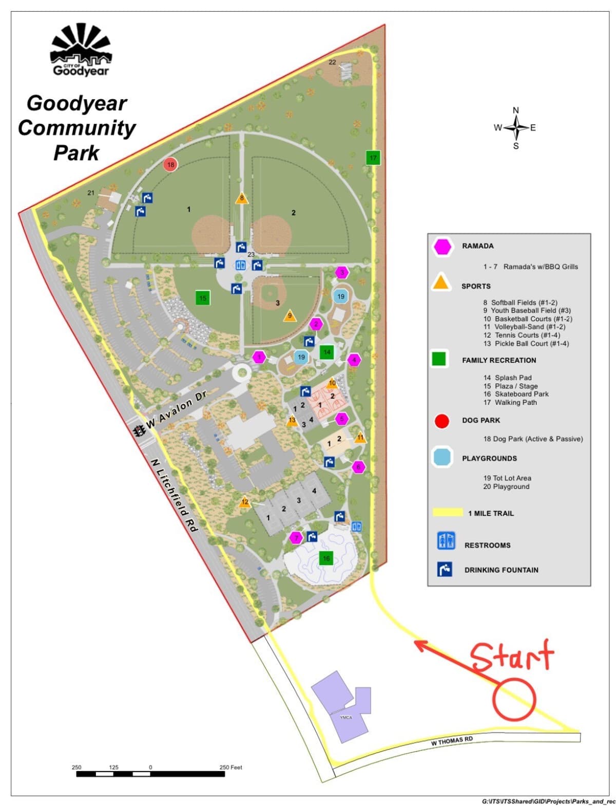 Al and Jay's 5k Race Benefitting Phoenix Children's Blood and Cancer Research course map