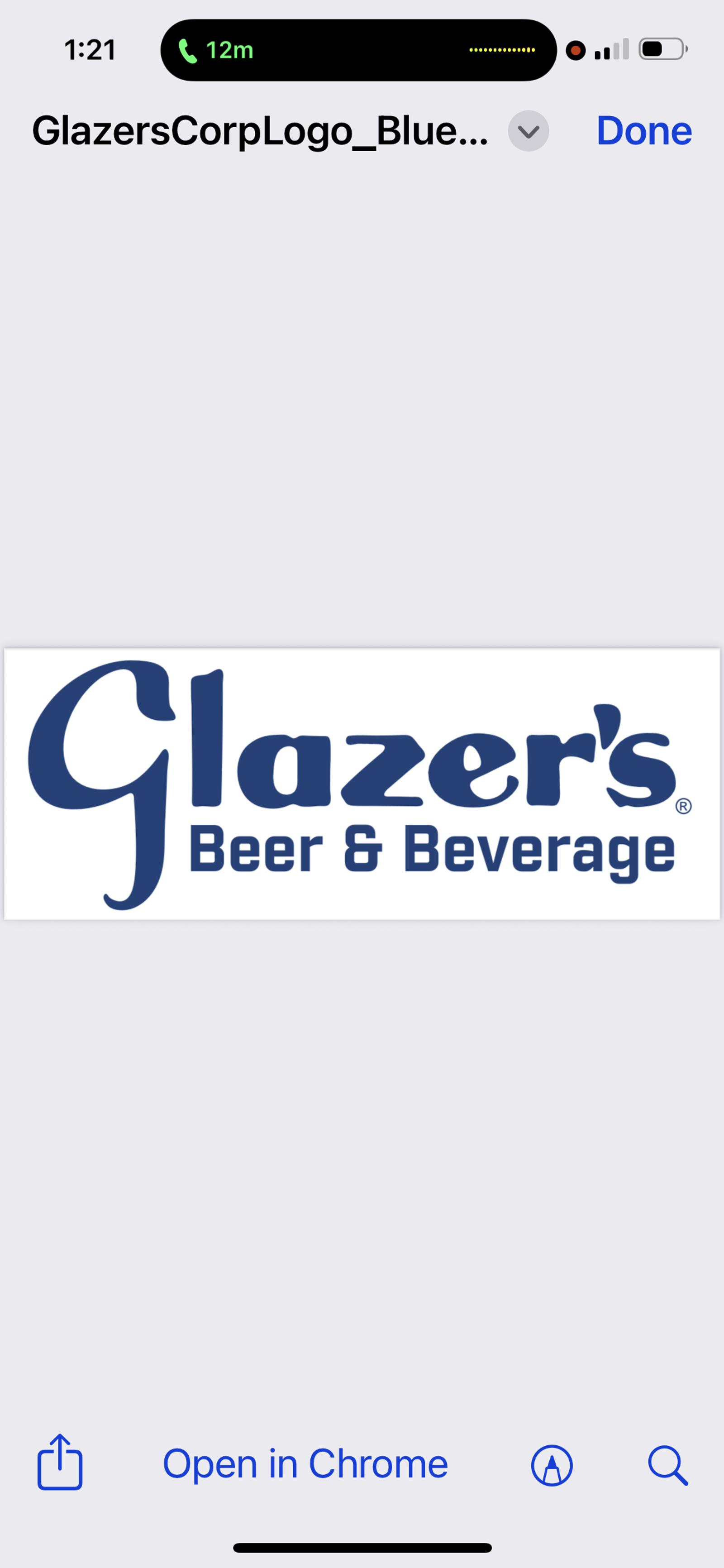 Logo for Glazer’s Beer & Beverage featuring the company name in blue stylized text on a white background.