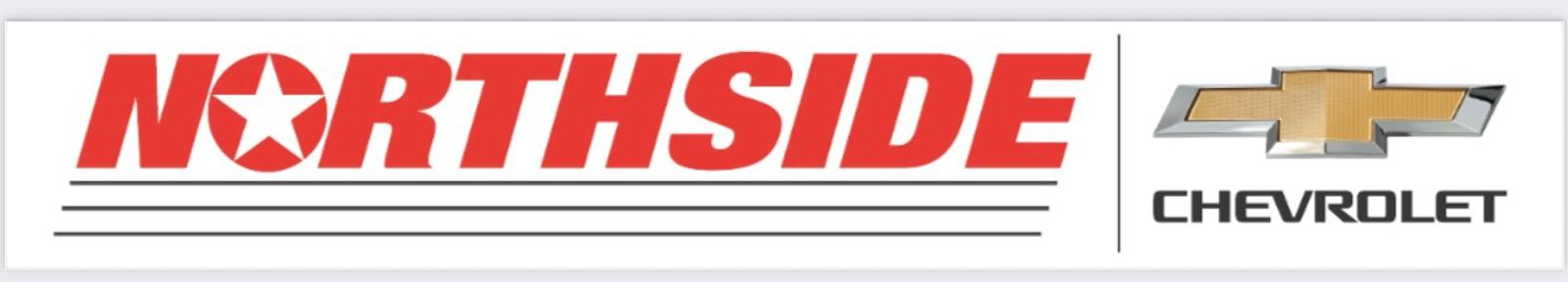 Logo for Northside Chevrolet featuring "NORTHSIDE" in bold red letters with a star inside the "O," next to the gold Chevrolet bowtie emblem and the word "CHEVROLET" below it.