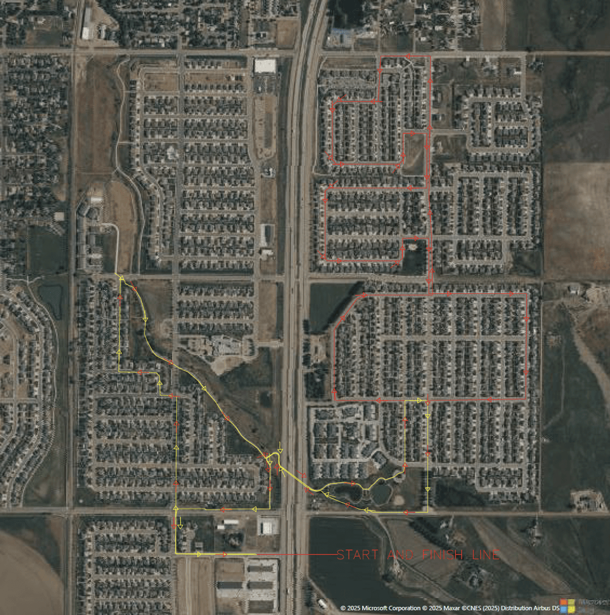 Spargetoberfest 5/10K course map