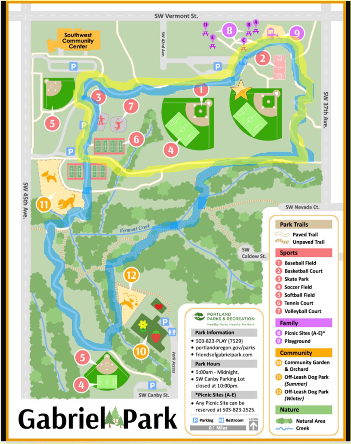 Dragonslayer Fantasy Dash and Strut course map