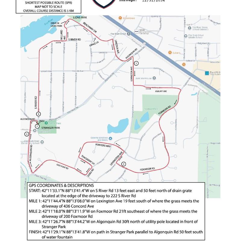 Fox Chase 5k and Youth mile 2025 Sun 19 Oct Findarace