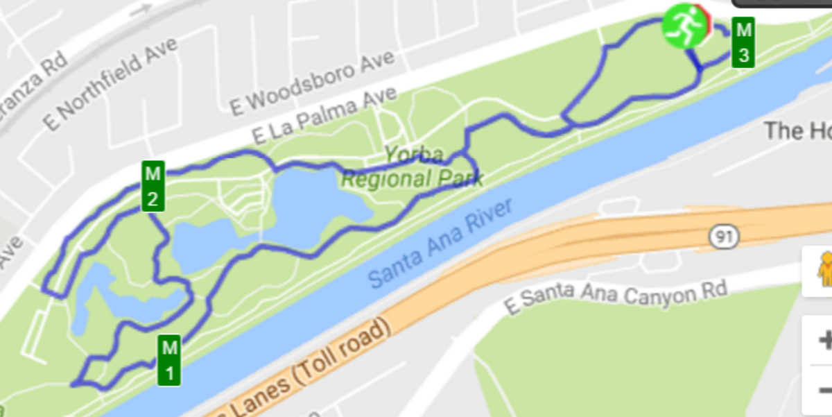 Learn To Be 5K Run/Walk course map