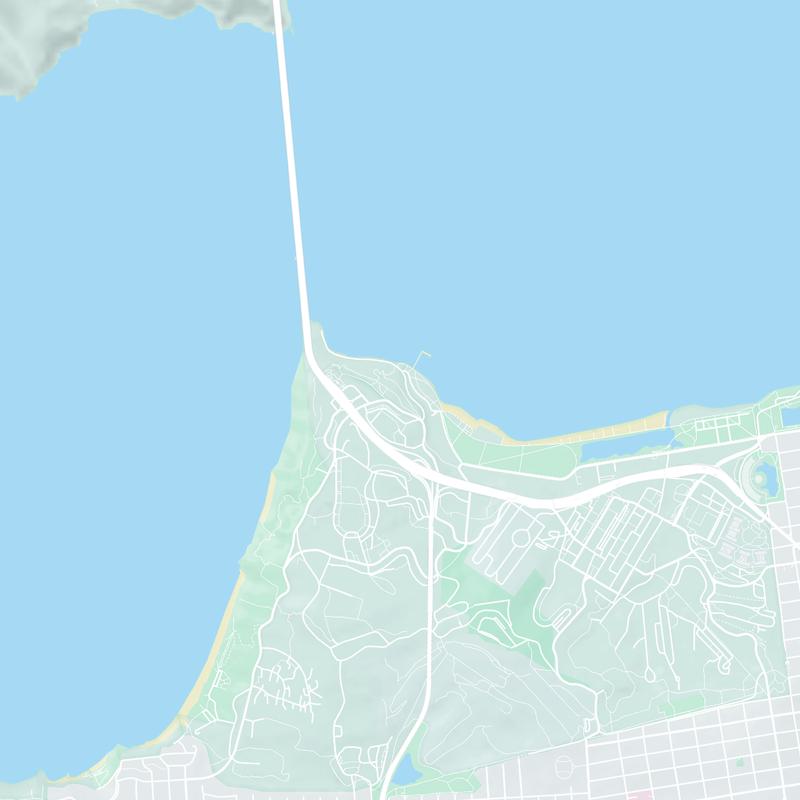SF Bay Trails, San Francisco, 94129, CA, United States map image