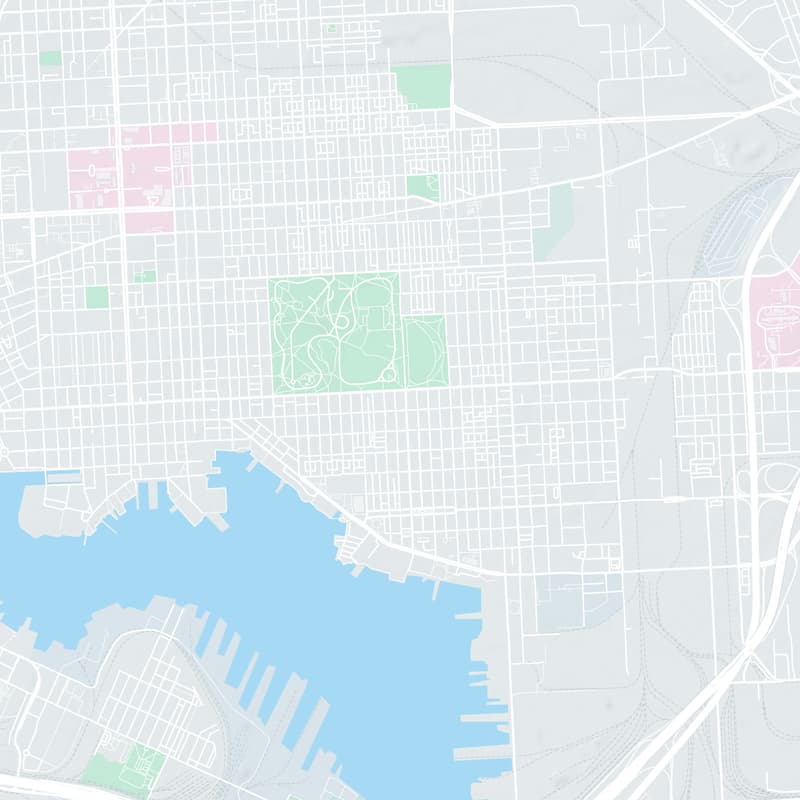 Patterson Park, 500 South Linwood, Baltimore, 21224, MD, United States map image