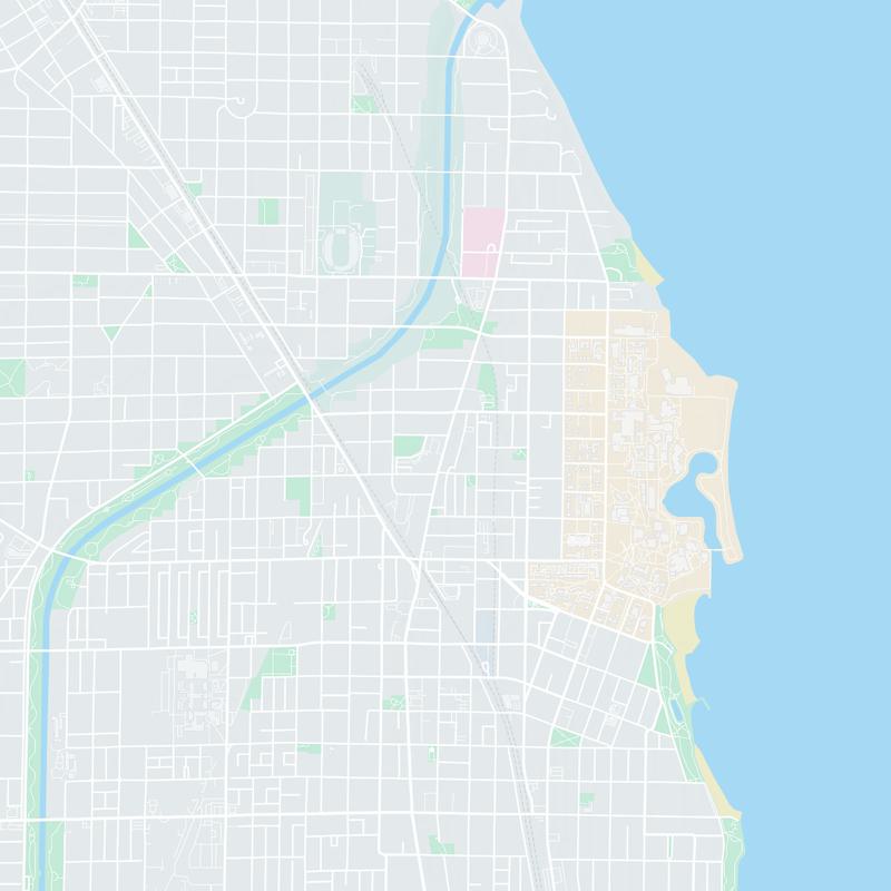 Evanston, Illinois map image