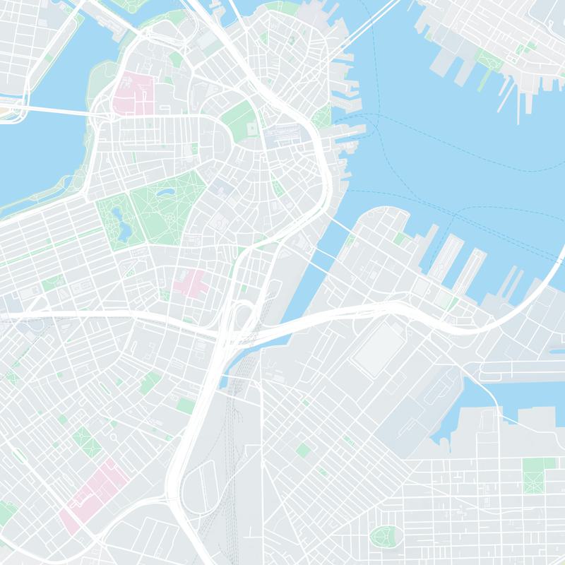 Anywhere you can run, Boston, 02205, MA, United States map image