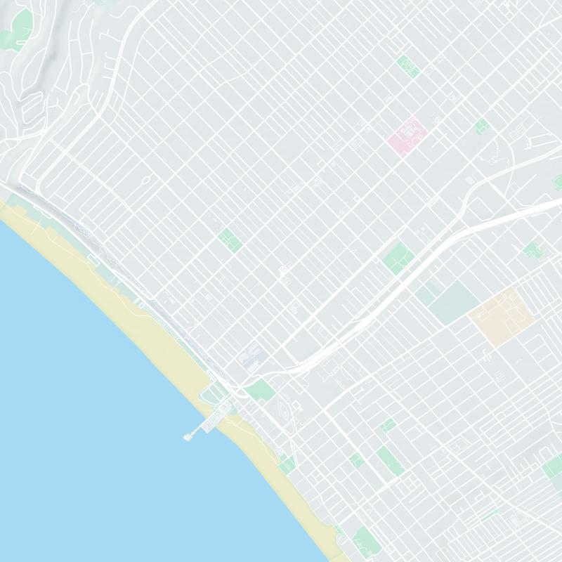 Santa Monica, California map image