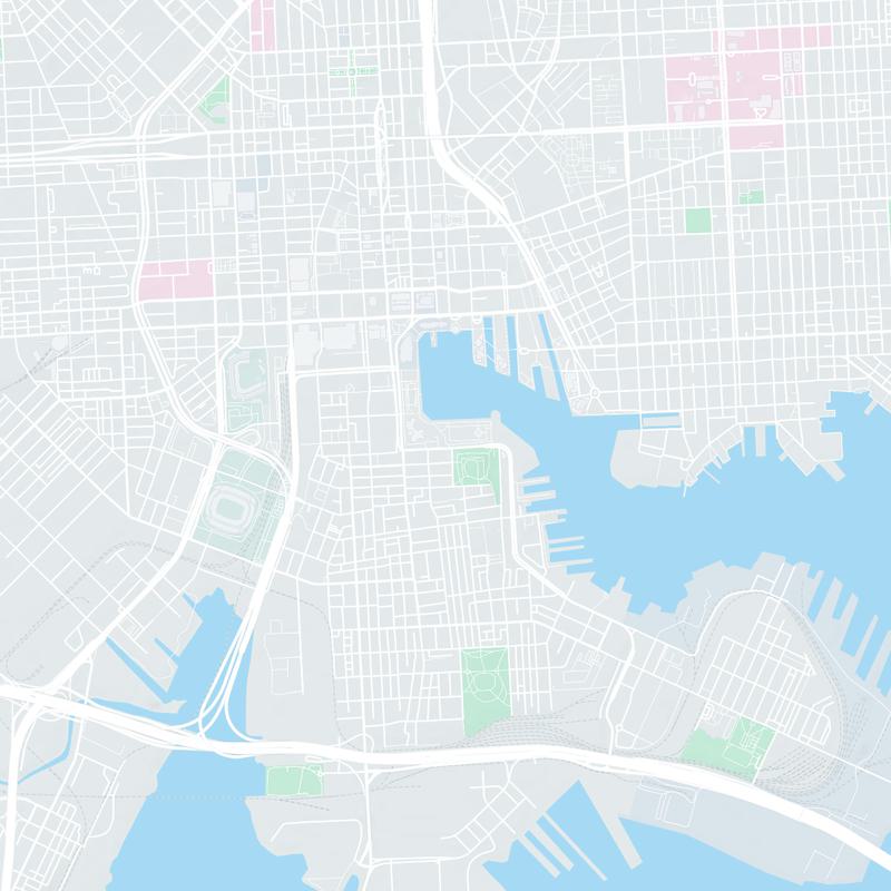 Rash Field, Inner Harbor, Baltimore, 21202, MD, United States map image
