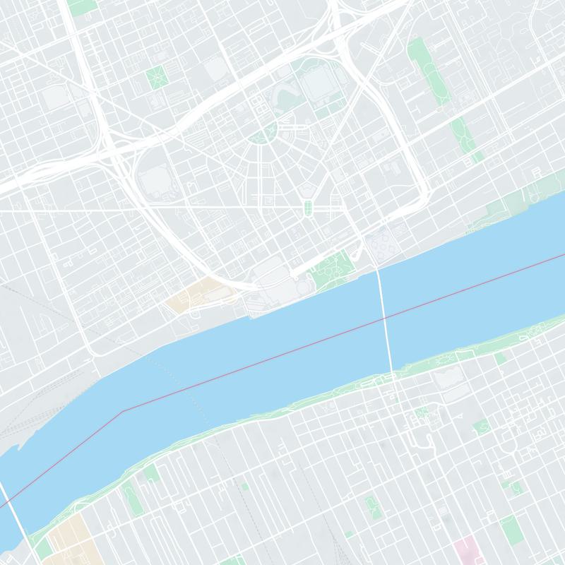 Huntington Place - 1 Washington Blvd, Detroit, Detroit, 48226, MI, United States map image