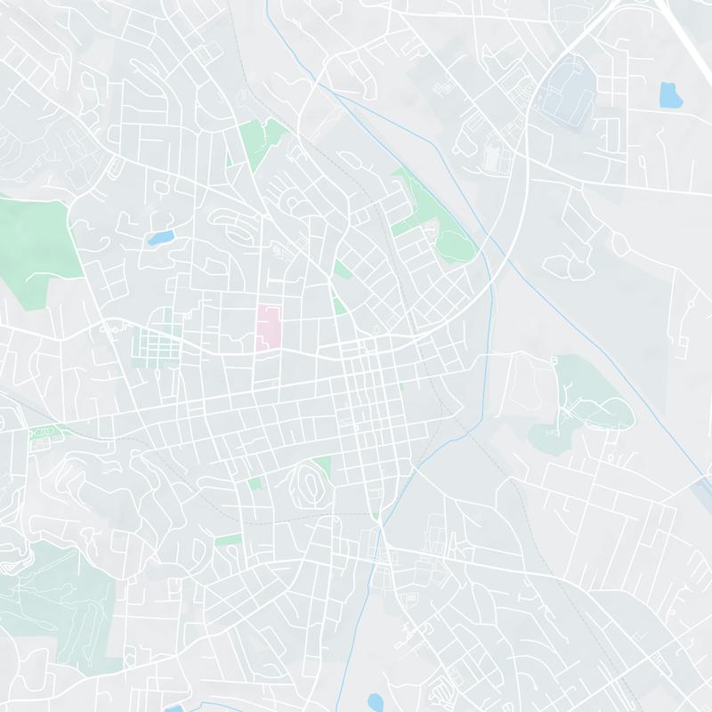 Hendersonville, North Carolina map image