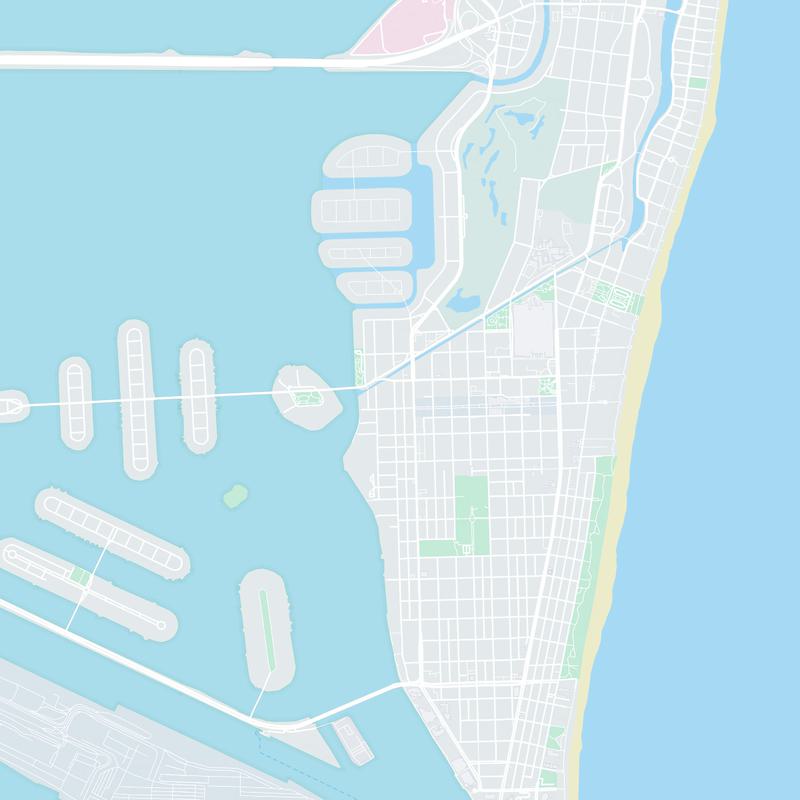 United States, Miami Beach, 33139, FL, United States map image