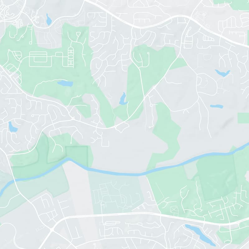 Cauley Creek Park, 7255 Bell Road, Johns Creek, 30097, GA, United States map image