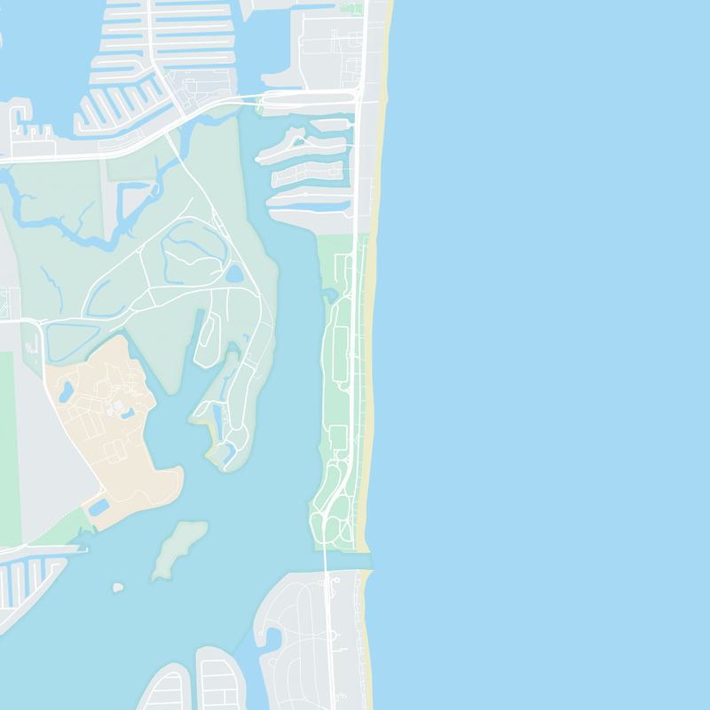 Haulover Park, 10800 Collins Ave, Miami Beach, 33154, FL, United States map image