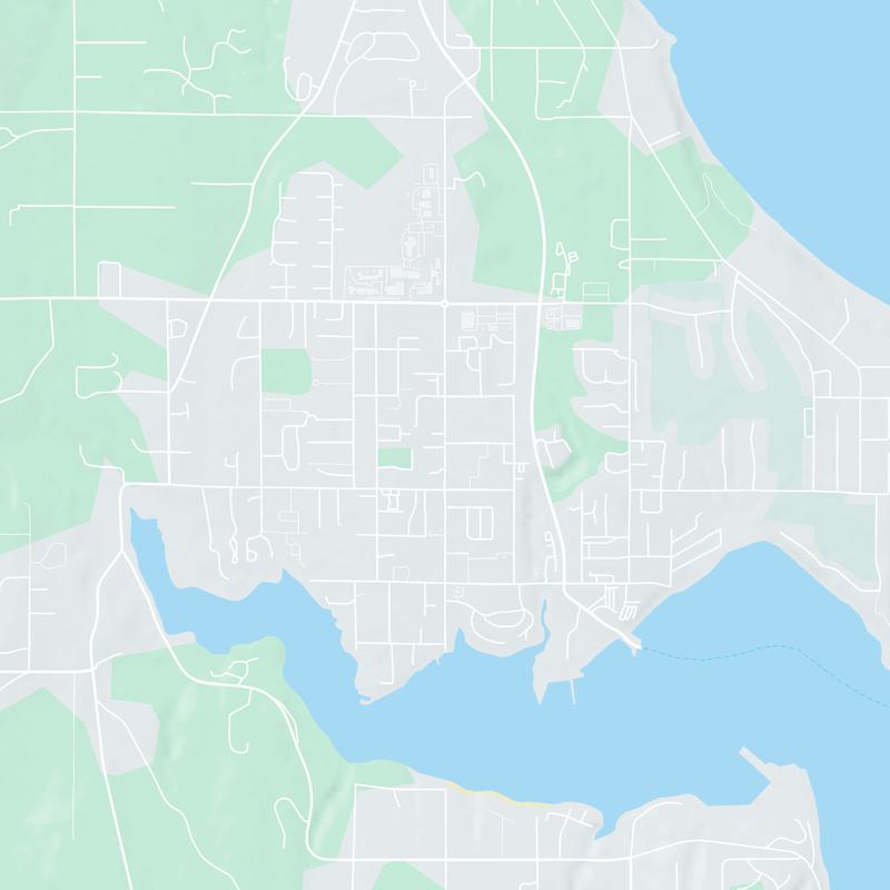 Madison Avenue and Winslow Way, Bainbridge Island, 98110, WA, United States map image