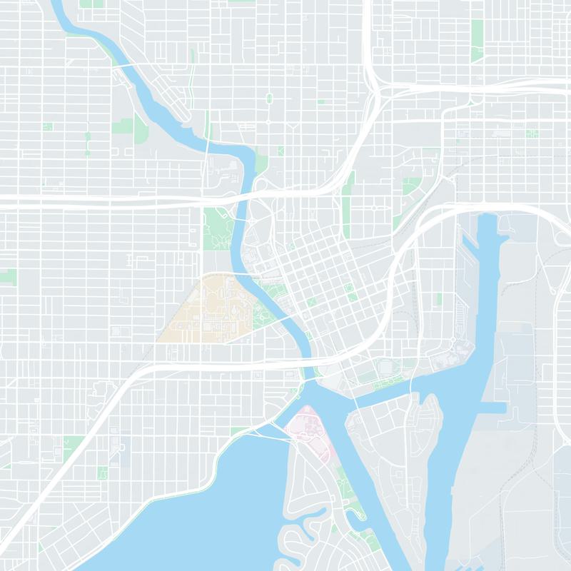 Curtis Hixon Park - 600 N Ashley Drive, Tampa, 33602, FL, United States map image