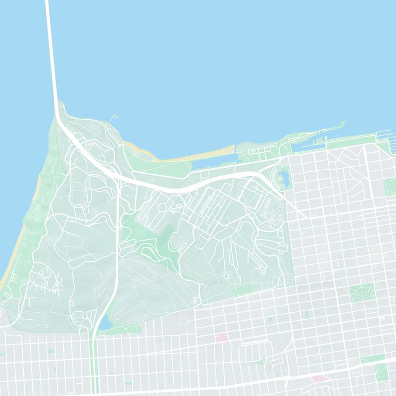 Crissy Field / Golden Gate Promenade, San Franciso, 94129, CA, United States map image