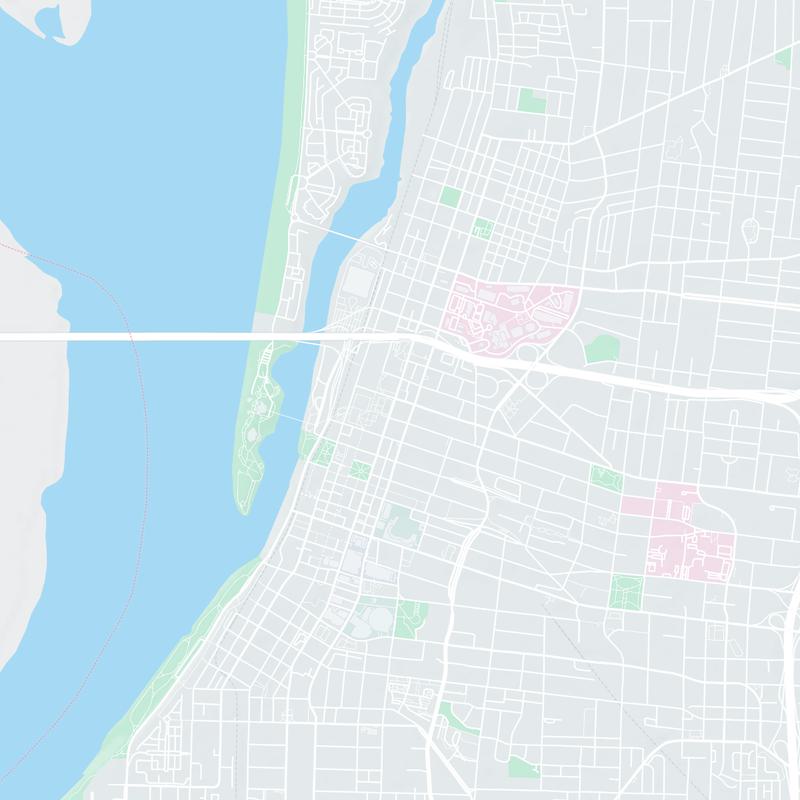 Memphis, Tennessee map image