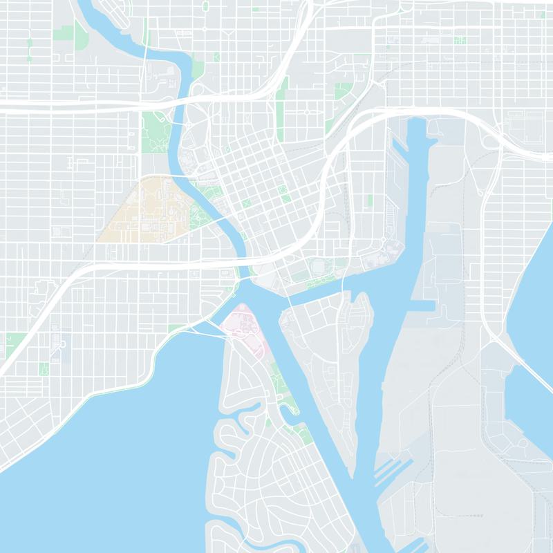 Tampa Convention Center, 333 S Franklin St, Tampa, FL 33602, United States map image