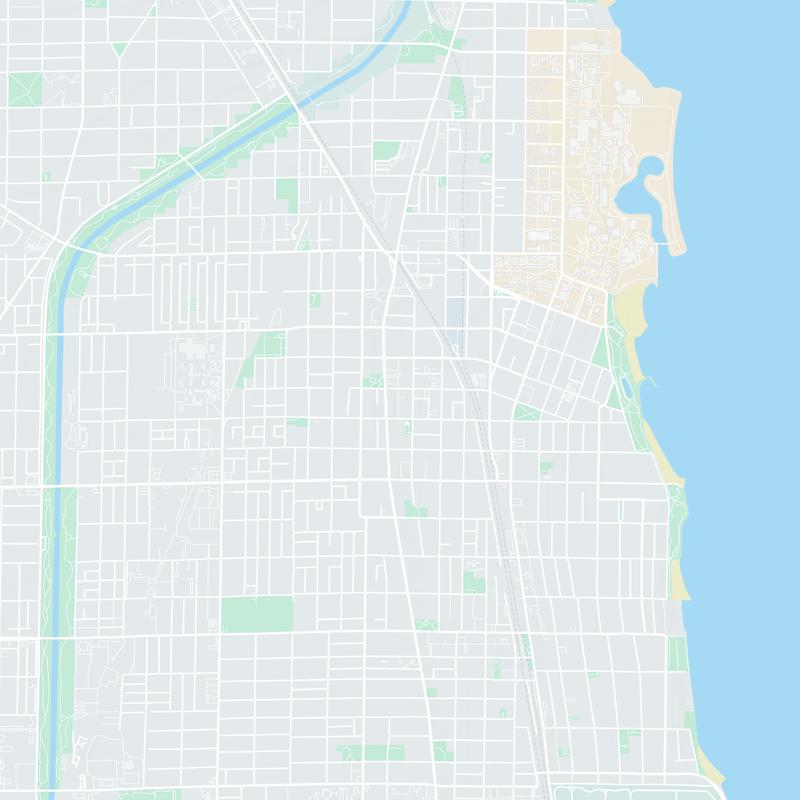 Evanston, Illinois map image