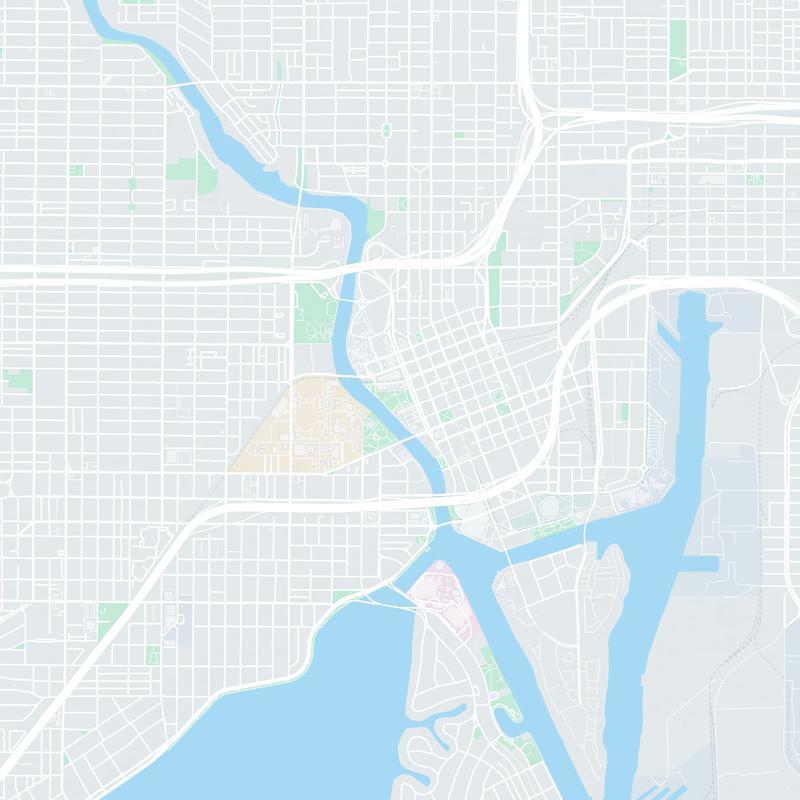 600 N Ashley Drive, Tampa, 33606, FL, United States map image