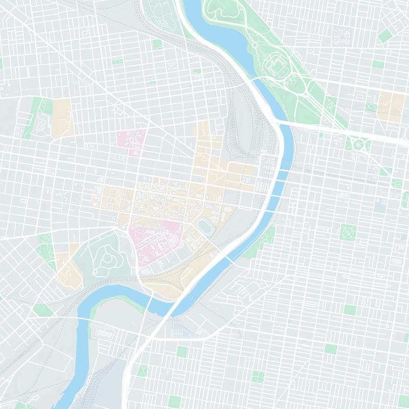 Shoemaker Green, 33rd Street, between the Palestra and Franklin Field., Philadelphia, 19104, PA, United States map image