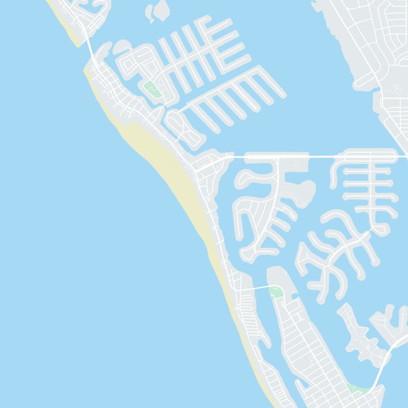 Gulf Front Park (10400 Gulf Blvd), Treasure Island, 33706, FL, United States map image