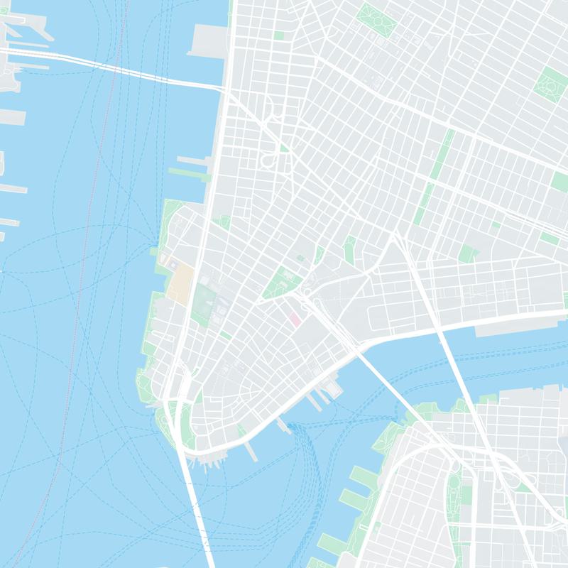 New York, New York map image