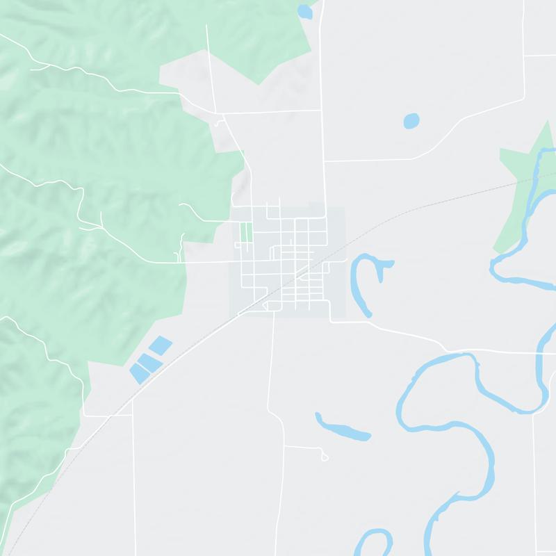 76 S George St, Medora, 47260, IN, United States map image