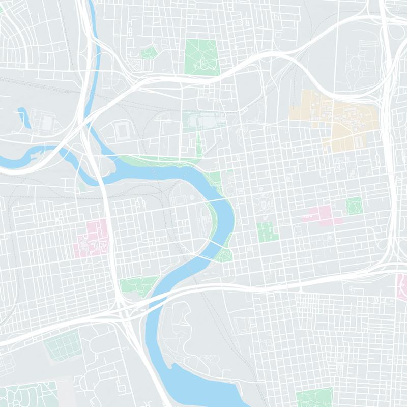 303 W Broad St, Genoa Park, Columbus, 43215, OH, United States map image