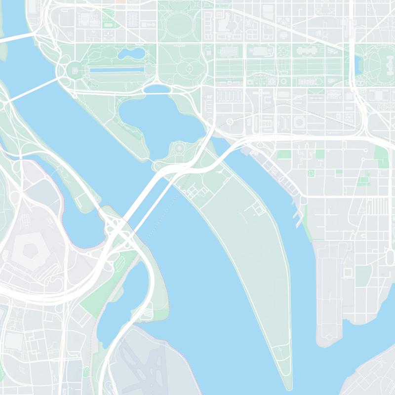 1100 Ohio Dr SW, Washington, 20024, DC, United States map image