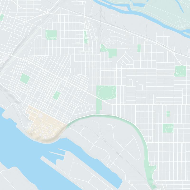 Columbia Park, 4503 N Lombard St., Portland, 97203, OR, United States map image