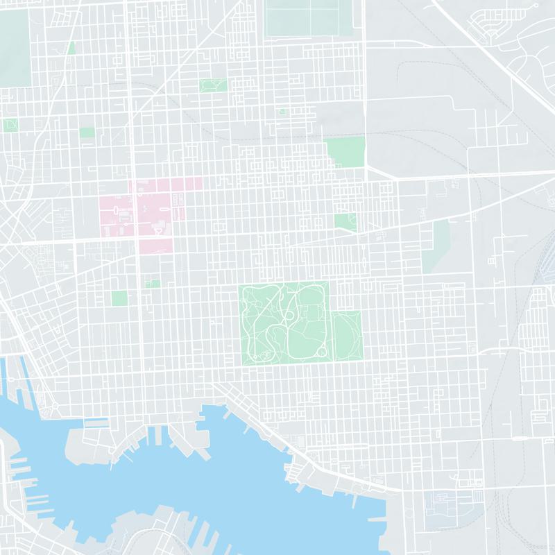 Patterson Park, 1 North Rose Street, Baltimore, 21224, MD, United States map image