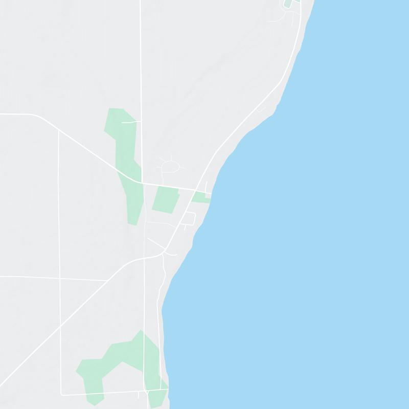 Lakeside Park & Erskine Rest Area, 6282 Highway 57, Jacksonport, 54235, WI, United States map image