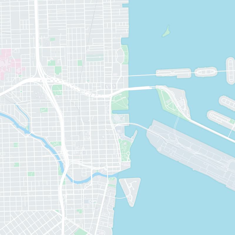 601 Biscayne Blvd., Miami, 33131, FL, United States map image