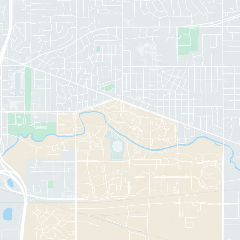 333 W. Circle Dr, East Lansing, 48824, MI, United States map image