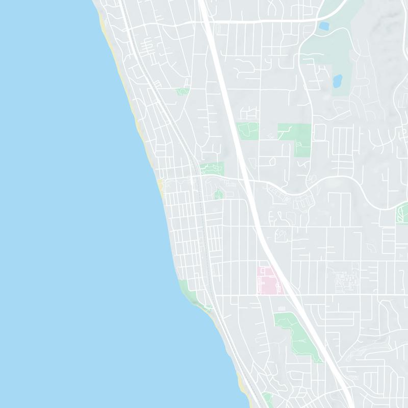 Encinitas, California map image