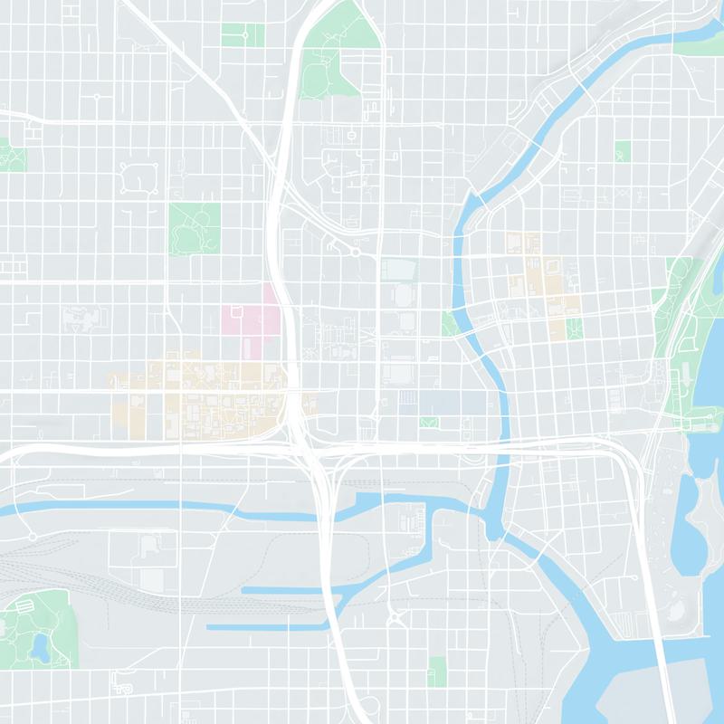 Anywhere you can run, Milwaukee, 53203, WI, United States map image