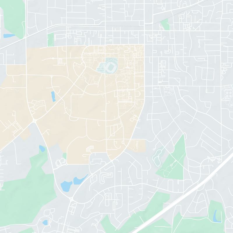 Auburn University Campus - Cater Lawn, 3130 Student Center, Auburn University, 36849, AL, United States map image