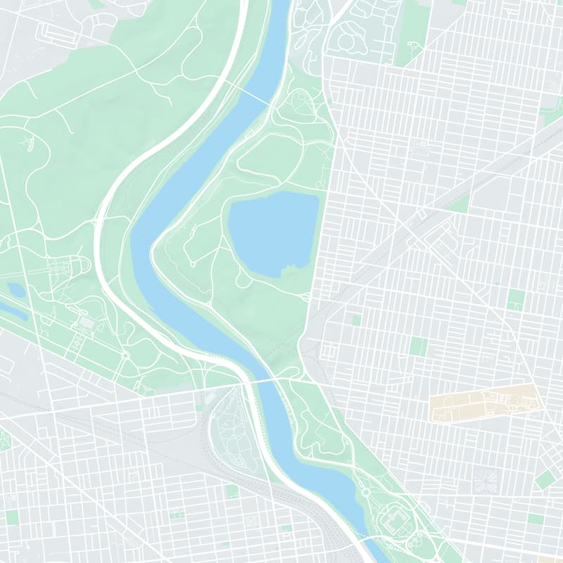 3401 Reservoir Dr, Philadelphia, 19121, PA, United States map image