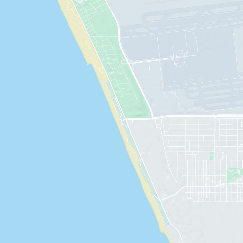 Dockweiler Beach, 12000 Vista Del Mar, Playa Del Rey, 90293, CA, United States map image