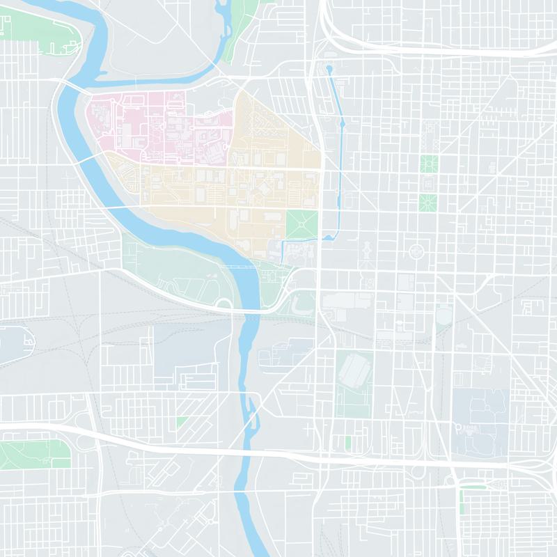 801 W Washington St, Indianapolis, 46204, IN, United States map image