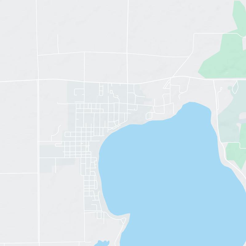 819 E Lake Shore Dr, Culver, 46511, IN, United States map image