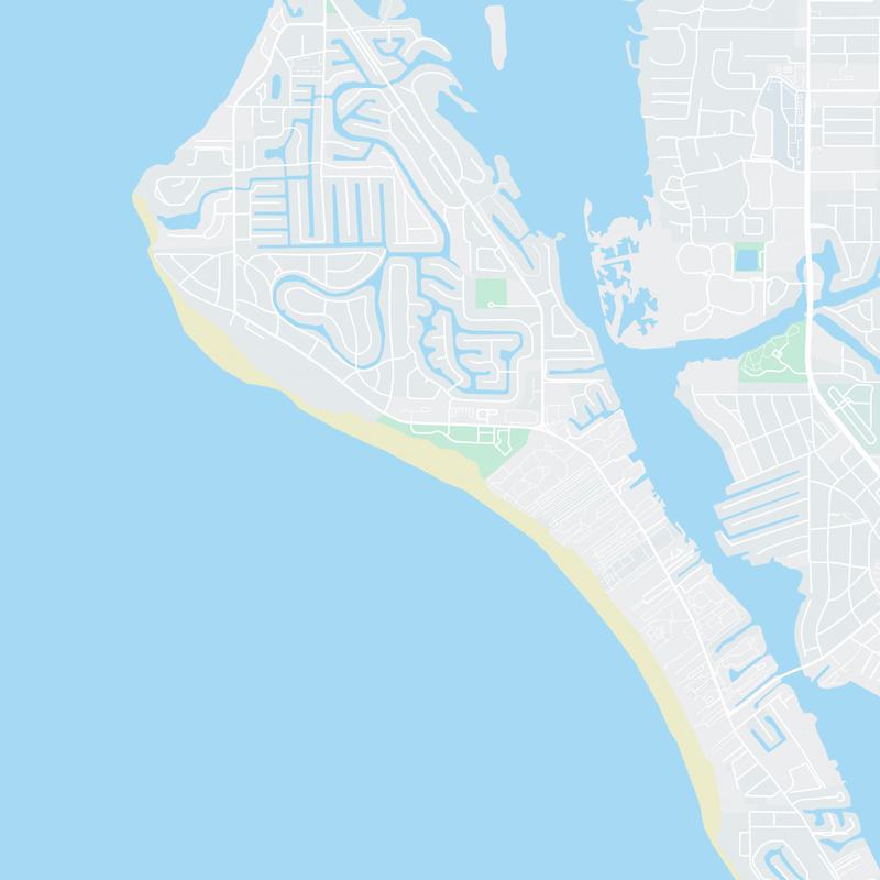 Siesta Beach Park, 948 Beach Road, Sarasota, 34242, FL, United States map image
