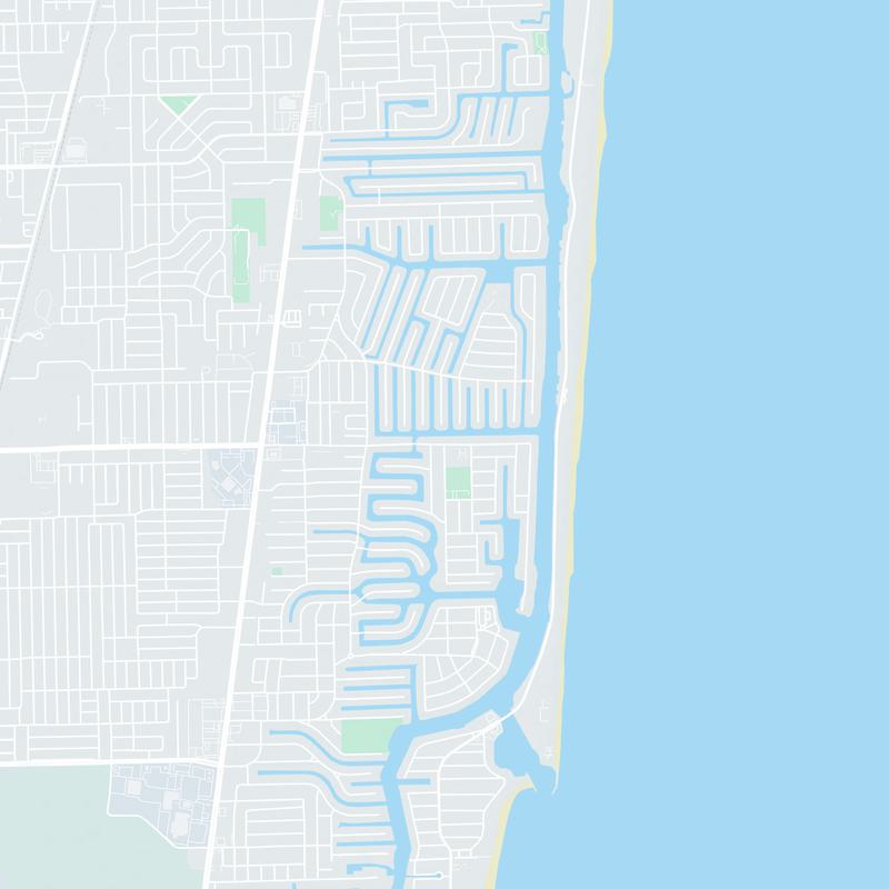 East Sample Road and NE 27th Avenue, Lighthouse Point, 33064, FL, United States map image