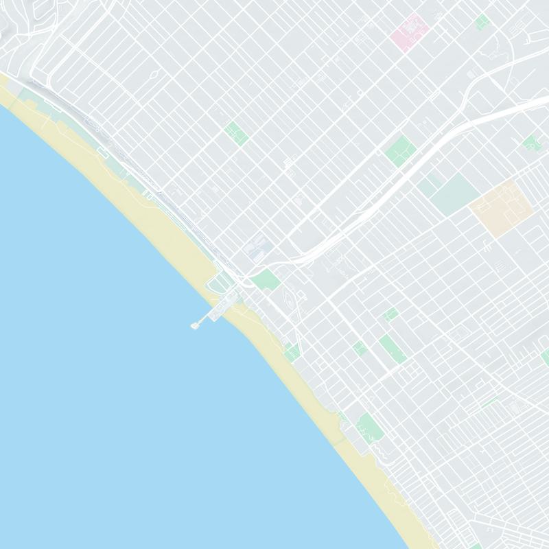 Santa Monica, California map image