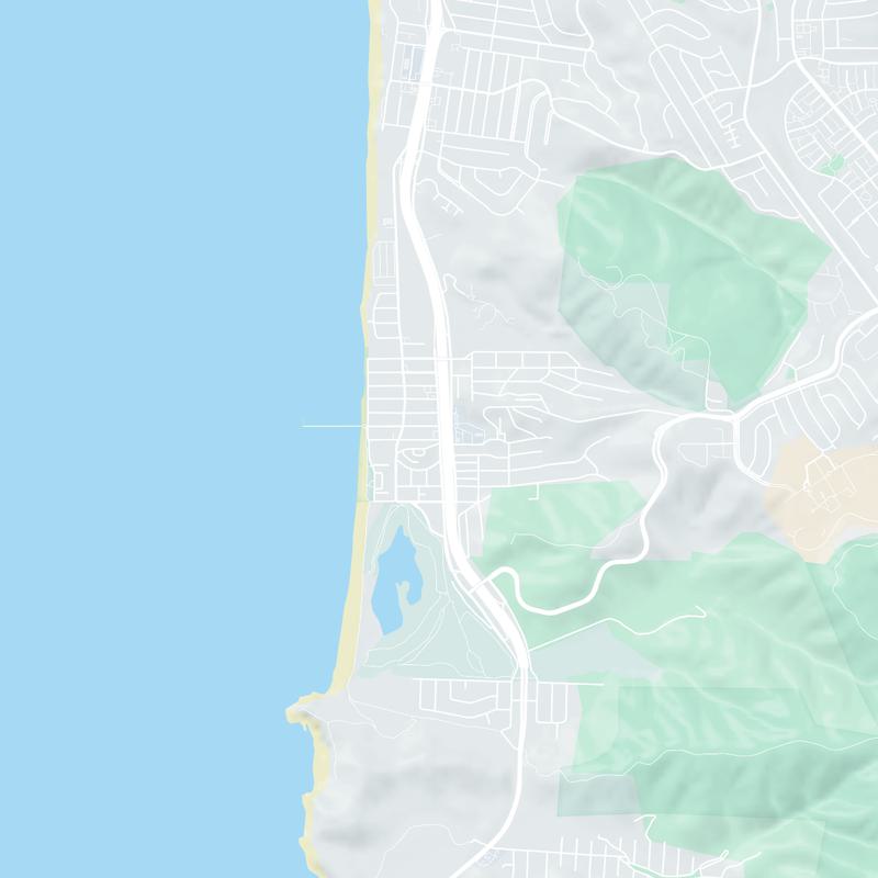 Pacifica, California map image