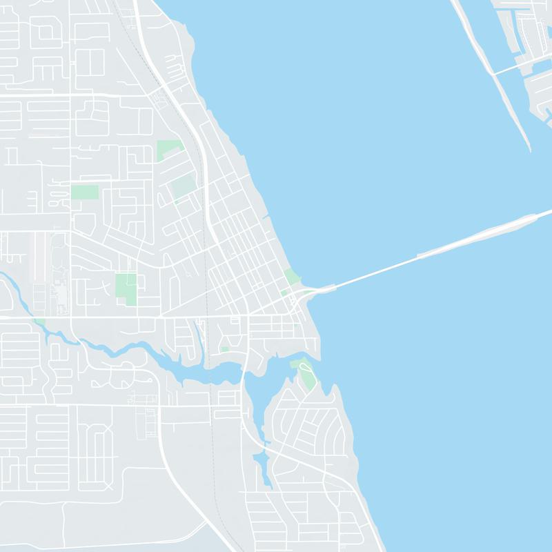 Eau Gallie Civic Center, 1551 Highland Ave, Melbourne, 32935, FL, United States map image