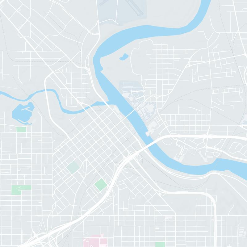 Clyde Fant Parkway, Frisbee Golf Course parking lot, Shreveport, 71101, LA, United States map image